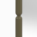 Miroir rectangulaire Silk laqué vert kaki 160 x 60 cm