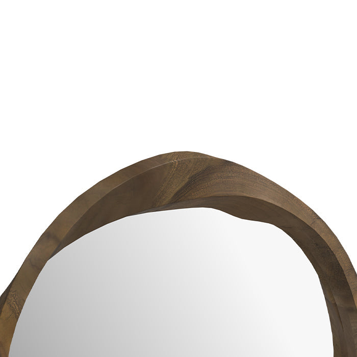 Miroir Yong en bois de suar D53 cm