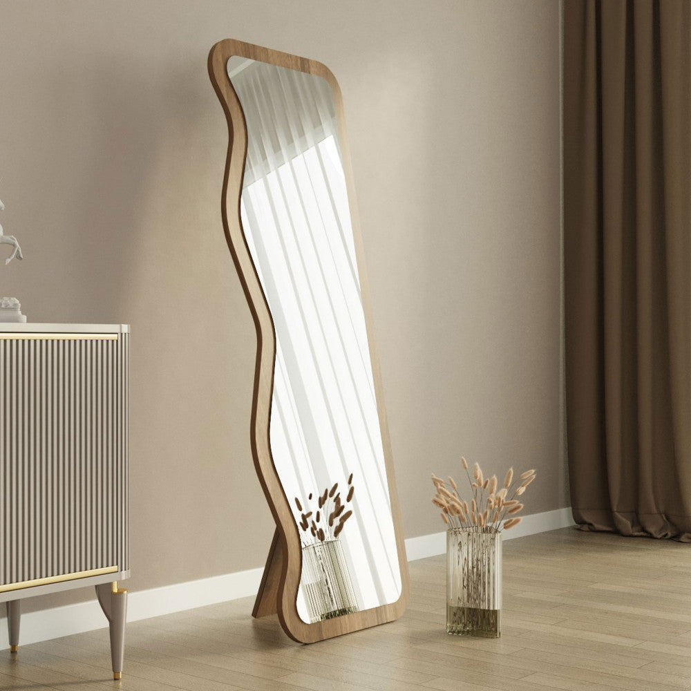 Ronda - Freestanding Mirror - Wood - Dark Wood