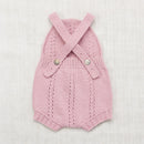 Sea Urchin romper in pink pima cotton - Misha & Puff selection available on www.amaetc.com, eco-friendly concept store for children