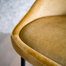 Set of 2 Misty Bar Stools - Yellow