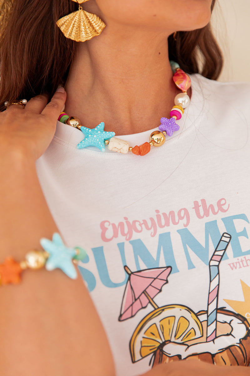MITI Multicolore - Collier Coquillages