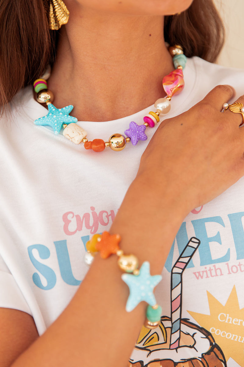 MITI Multicolore - Collier Coquillages