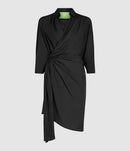 Gauge81 - Robe Courte Miya Soie Noir - Femme