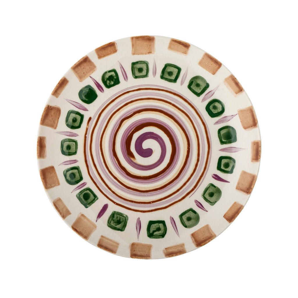 Shama - Set of 6 Plates - Multicolour - Stoneware