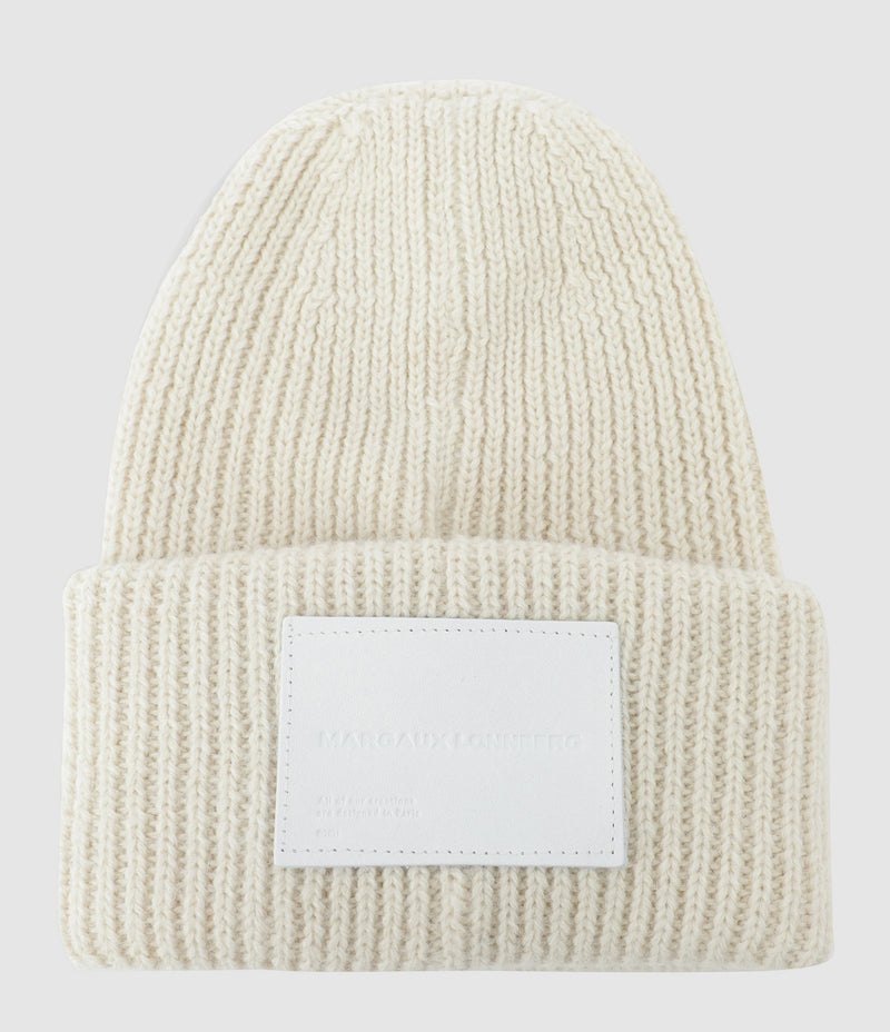 Margaux Lonnberg - Bonnet Sean Laine Écru - Mixte