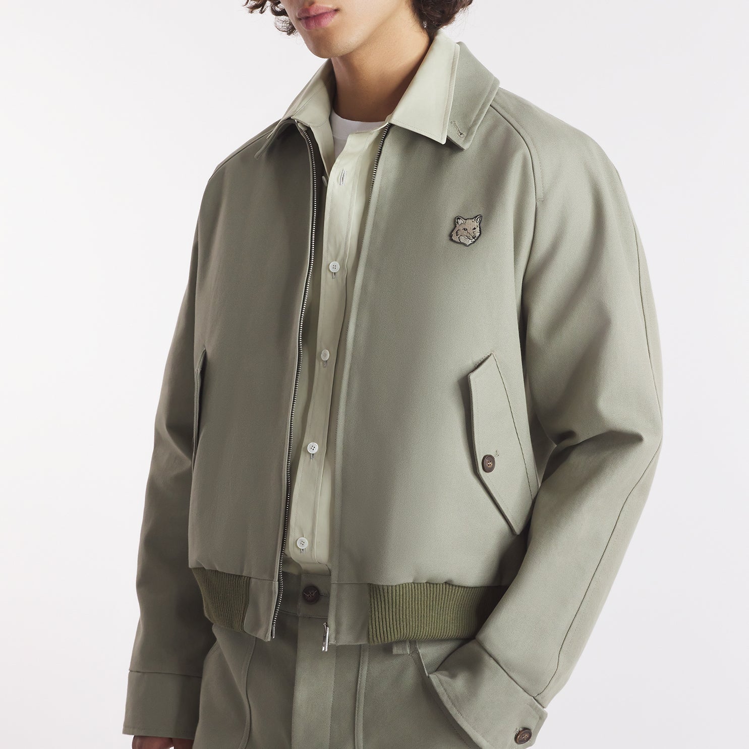 Harrington Jacket - Pebble - Men