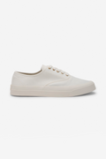 Canvas Lace-Up Sneakers - White - Men