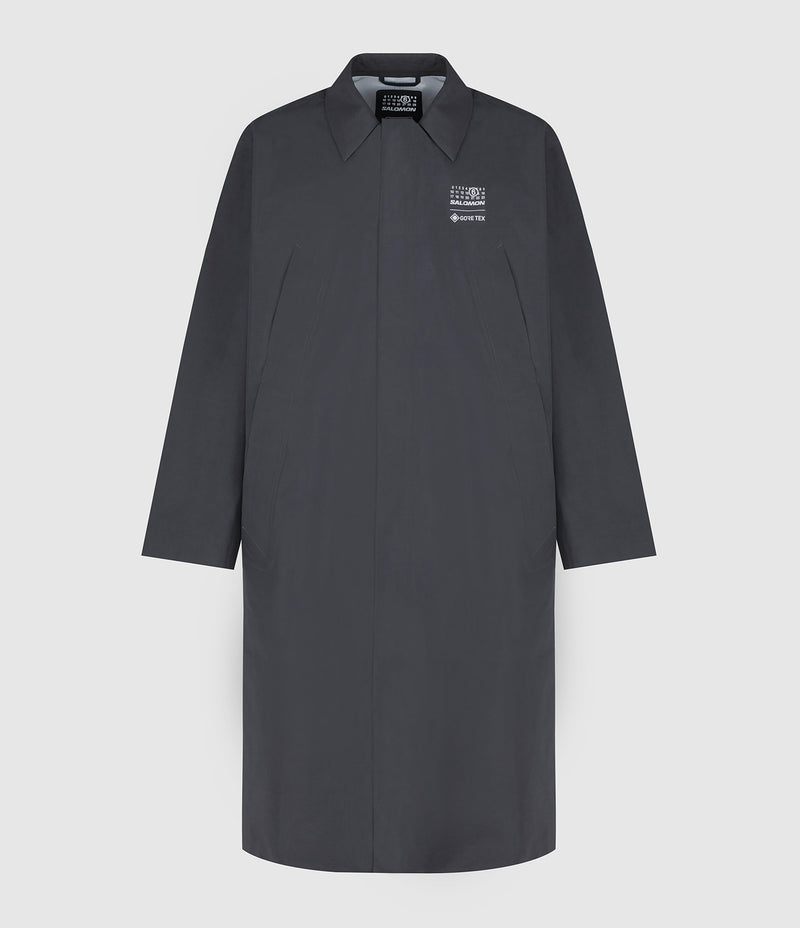 Mm6 Maison Margiela - Trench Black, Collaboration Mm6 X Salomon - Femme