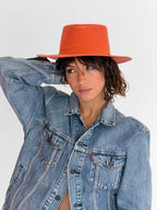 Moana Felt Hat - Coral