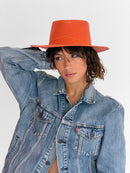 Sombrero de Fieltro Moana - Coral