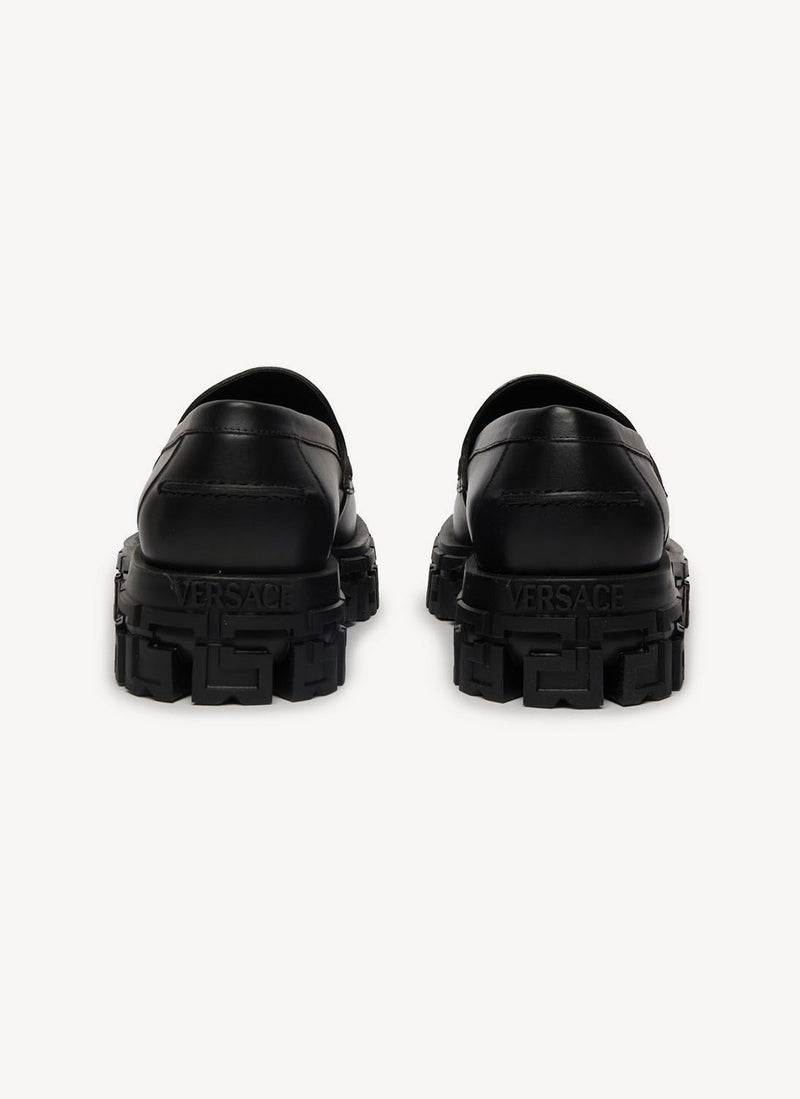 Versace - Mocassins À Plateforme - Black - Homme