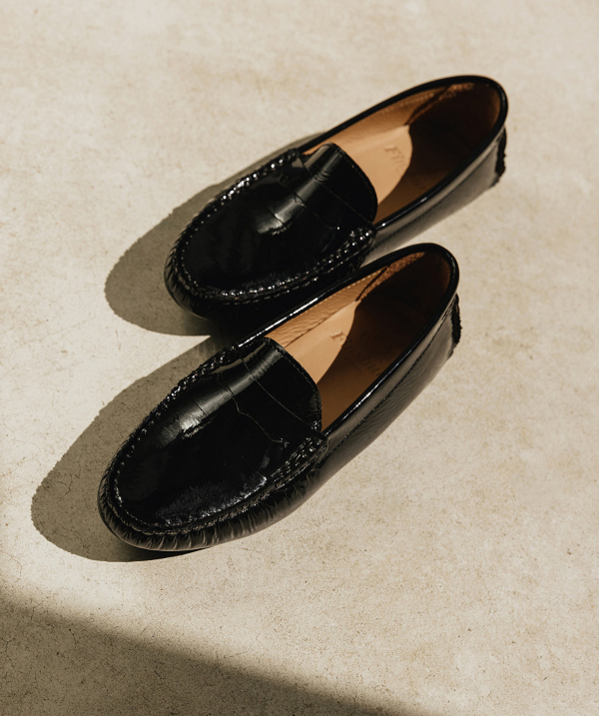 Mocassins Arlequin - Vernis Noir