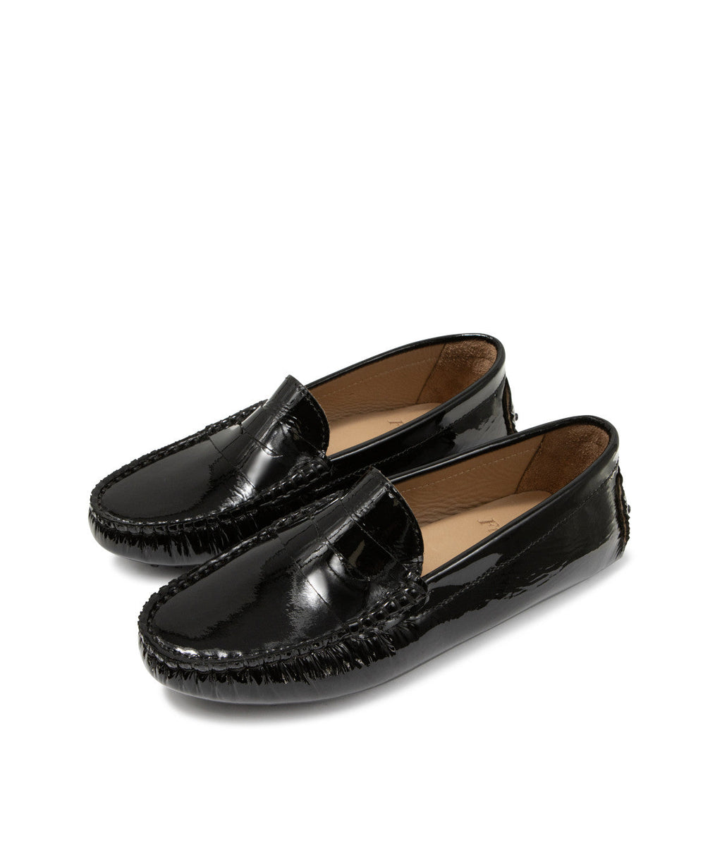 Mocassins Arlequin - Vernis Noir