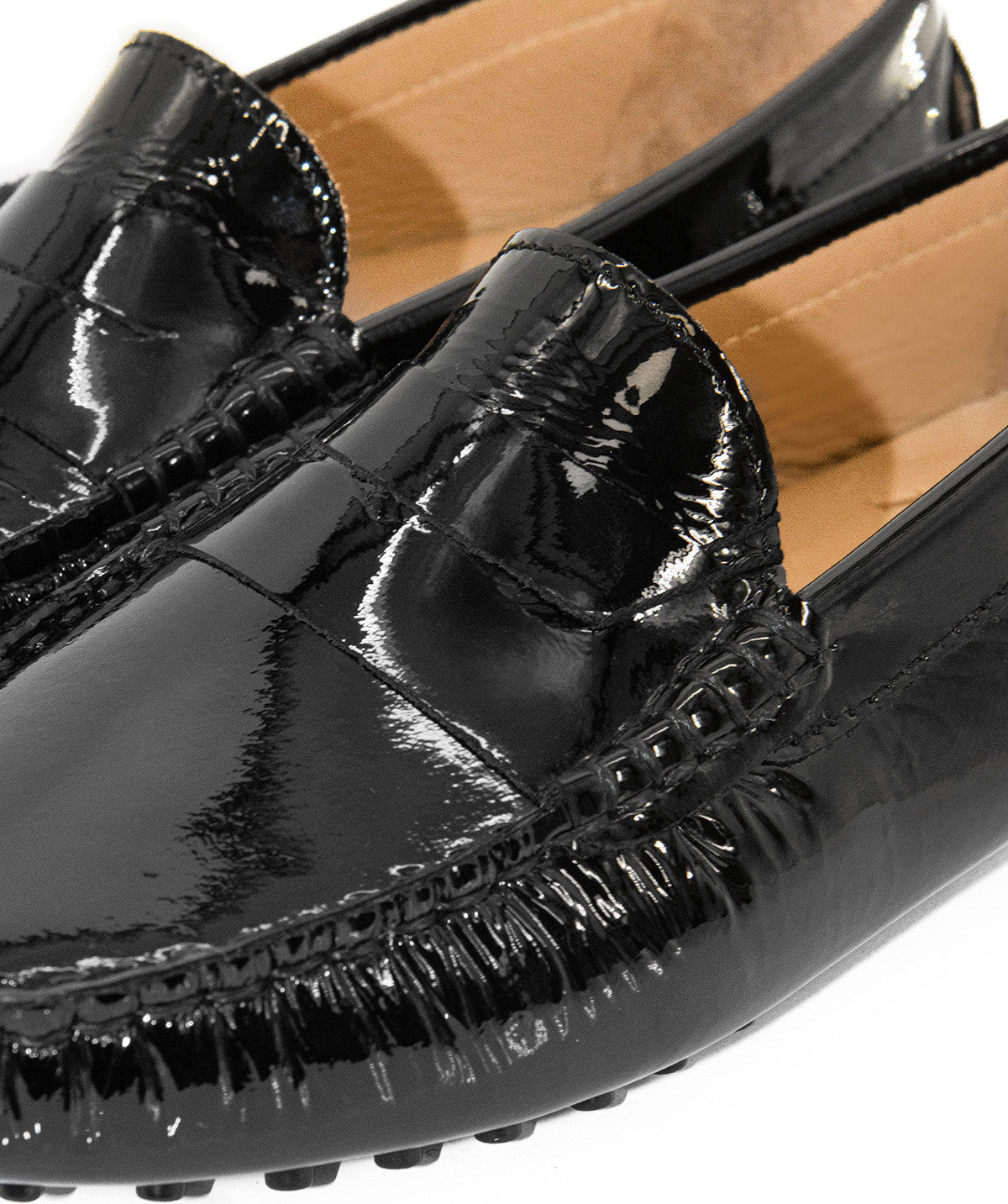 Mocassins Arlequin - Vernis Noir