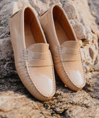 Mocassins Arlequin - Vernis Nude