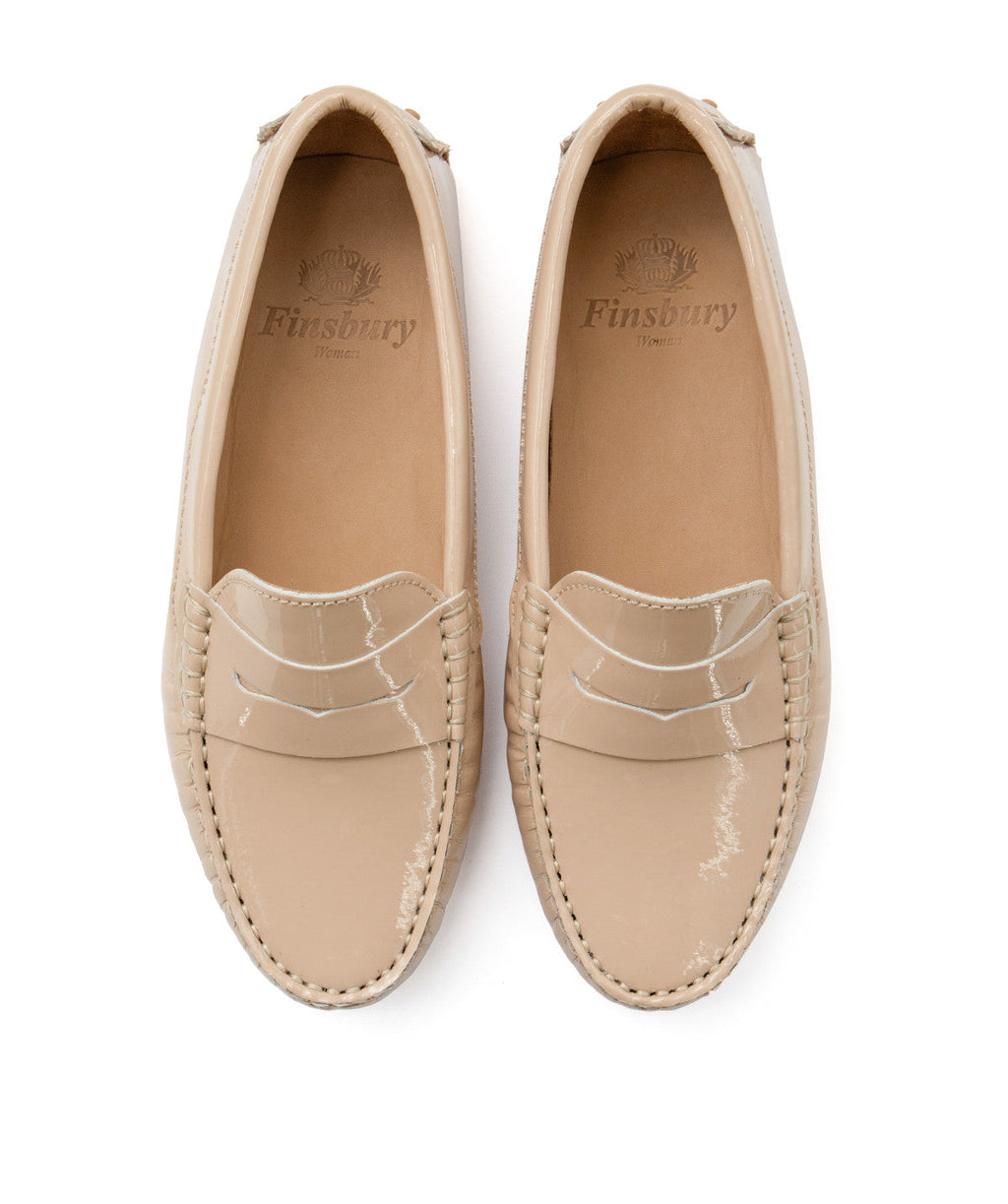 Mocassins Arlequin - Vernis Nude