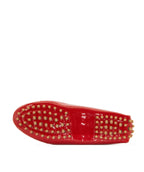Mocassins Arlequin - Vernis Rouge