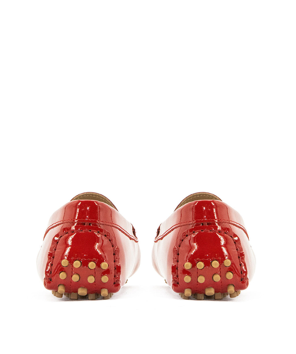 Mocassins Arlequin - Vernis Rouge