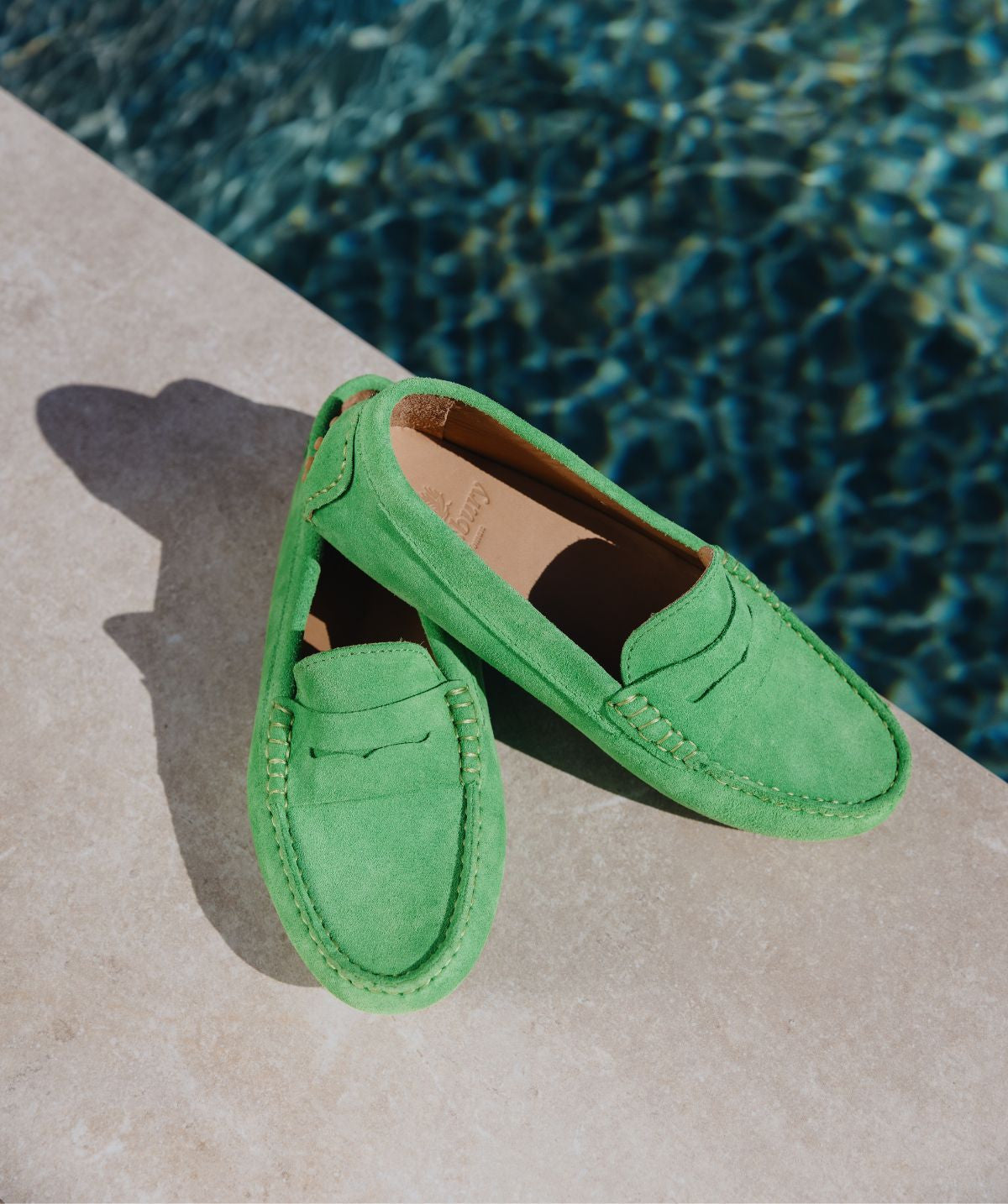 Mocassins Arlequin - Vert Emeraude