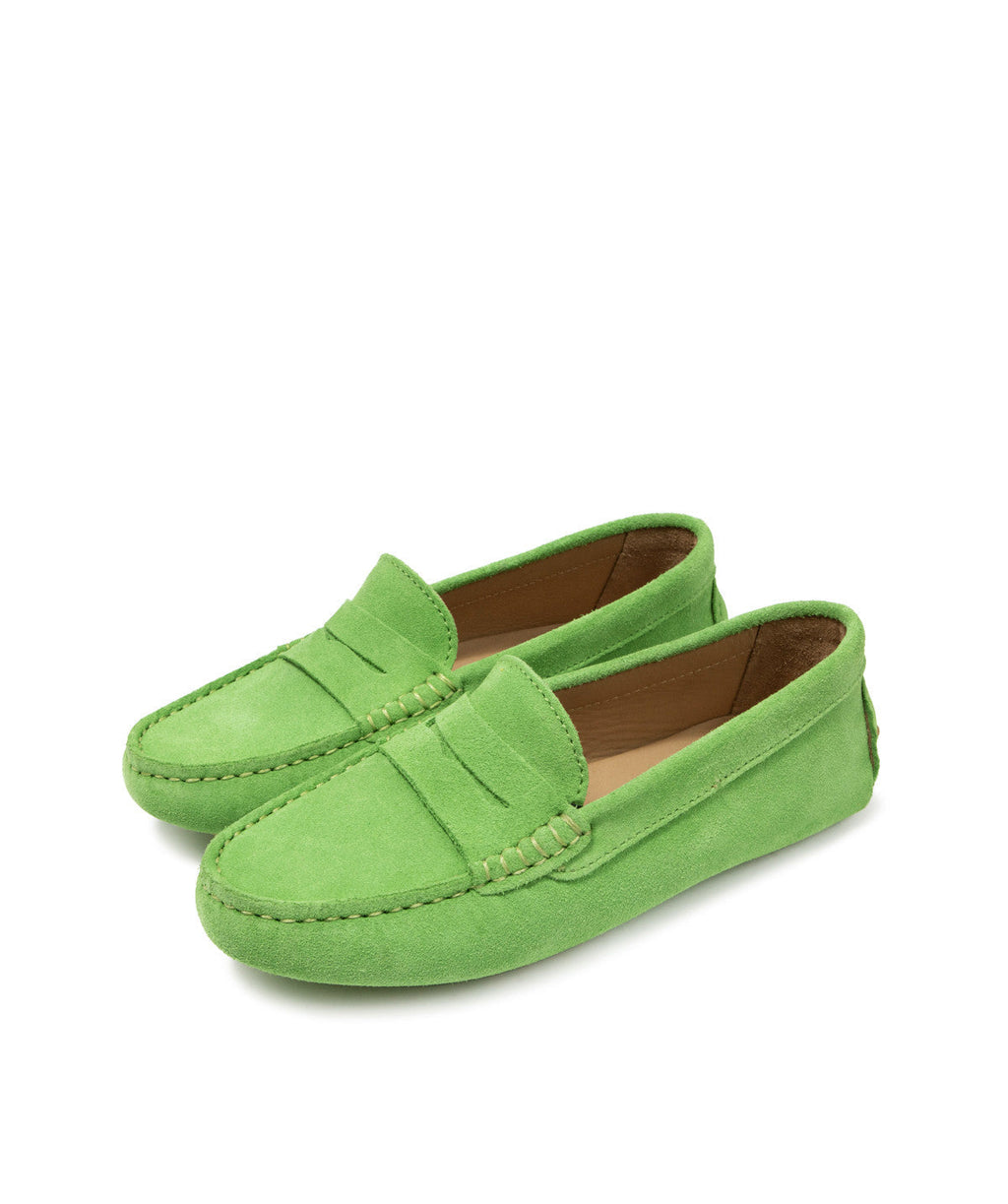 Mocassins Arlequin - Vert Emeraude