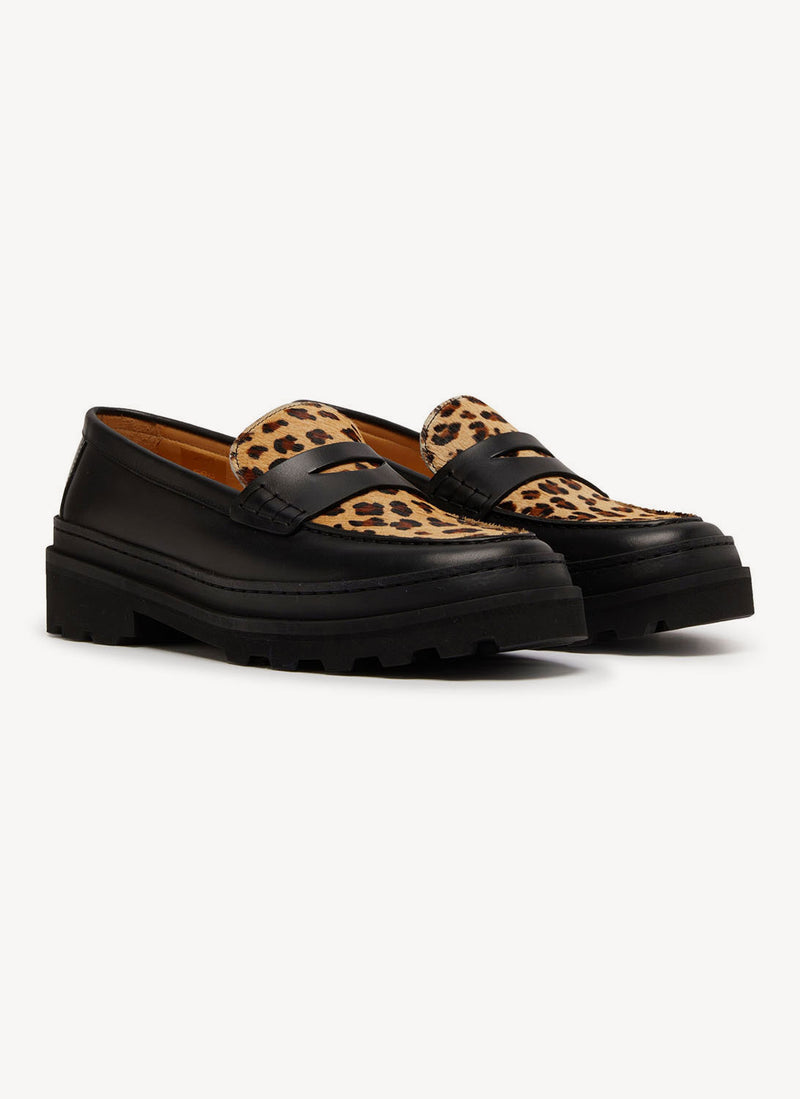 A.P.C. - Mocassins - Black - Femme