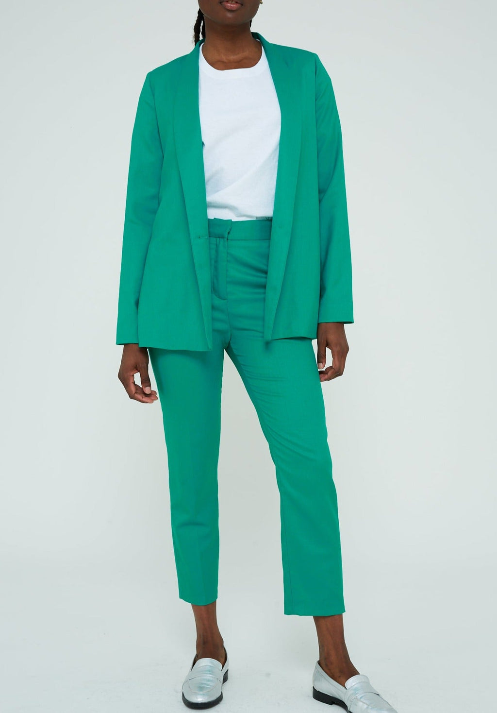 Modetrotter - Chaqueta Lou Thorens Verde - Esmeralda