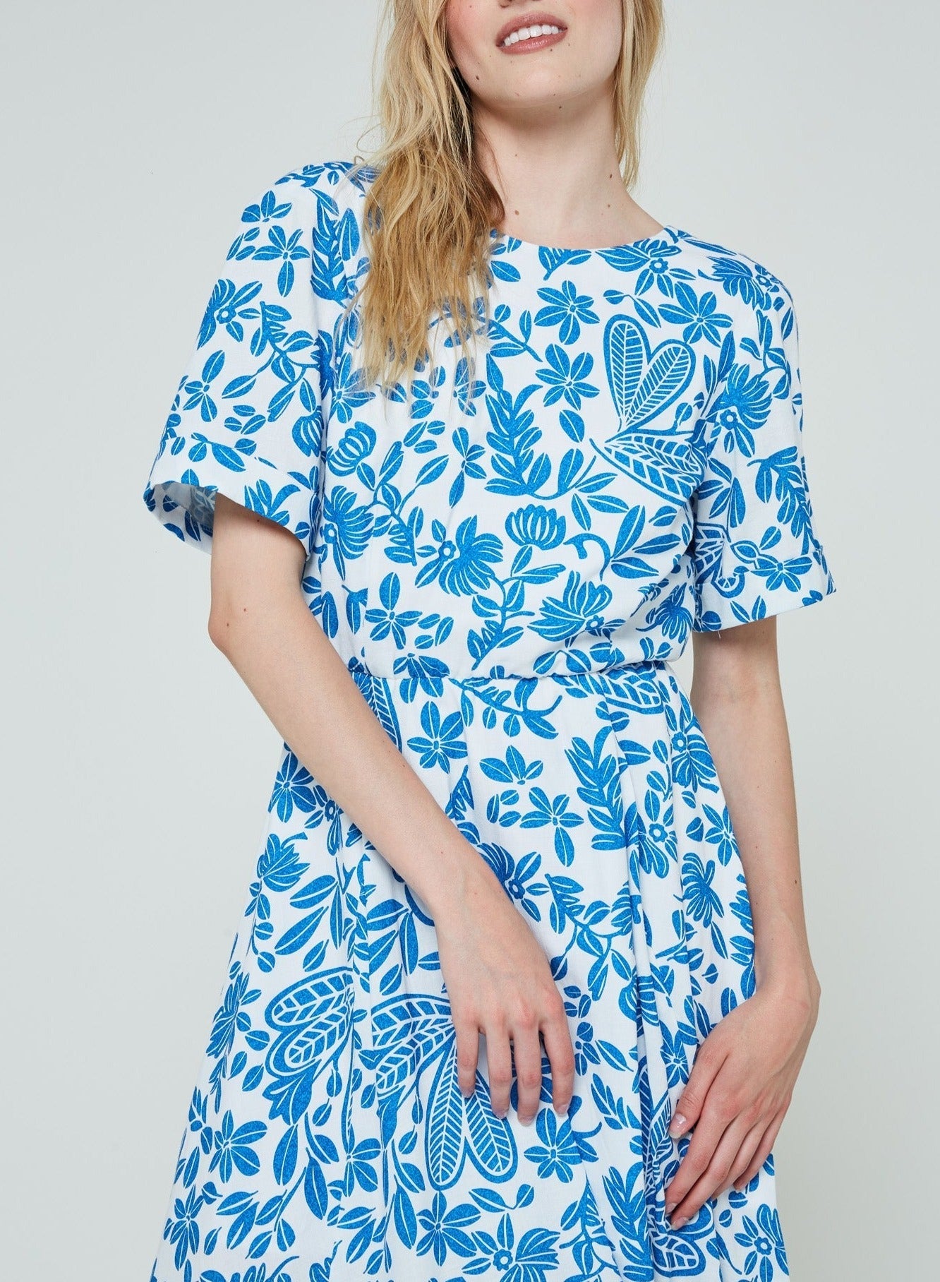 Modetrotter - Robe Elana Fokis - Bleu