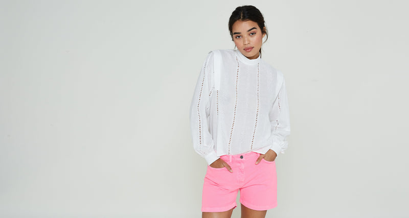 Modetrotter - Short Lorie Tuni Rose Fluo