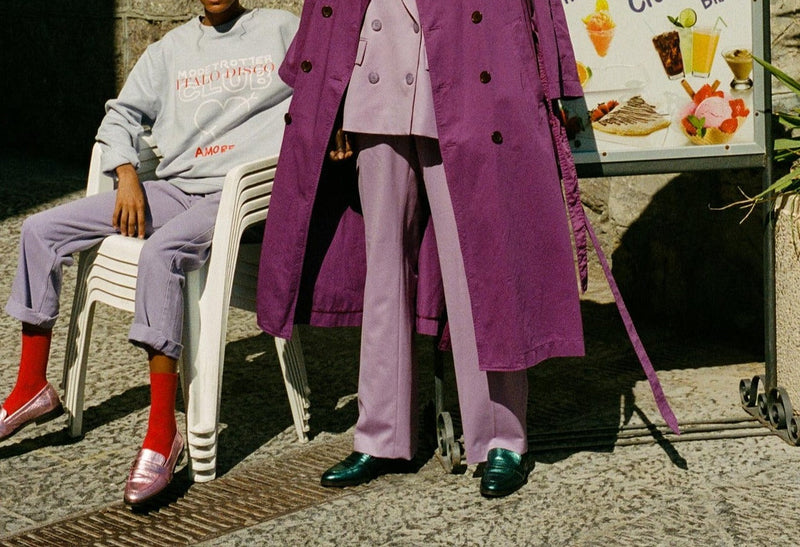 Modetrotter - Swan Molina Trench Coat - Purple