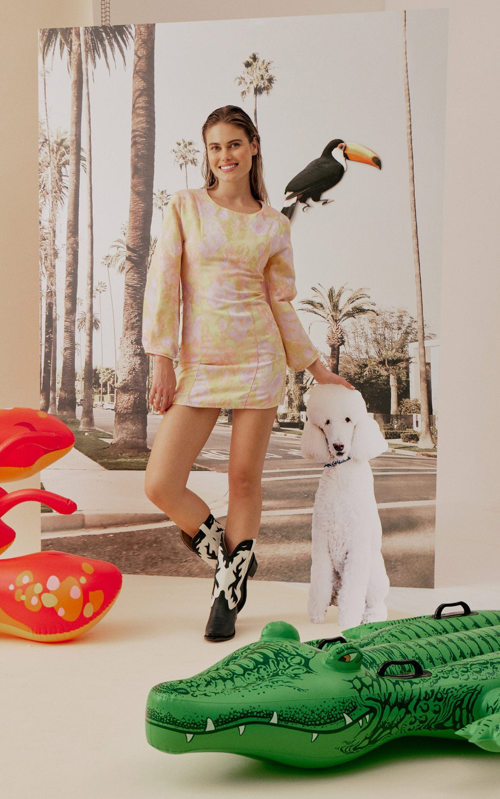 Modetrotter - Robe Hailey Natoma Jaune