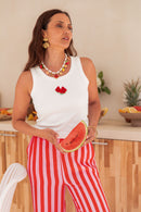 MOÉA Nacré - Collier Charms Acier