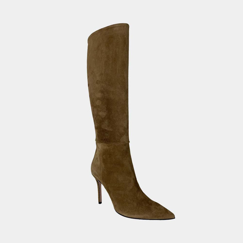 Bottes Ann Tuil Moka Bis-Eli920 - Velours Camel