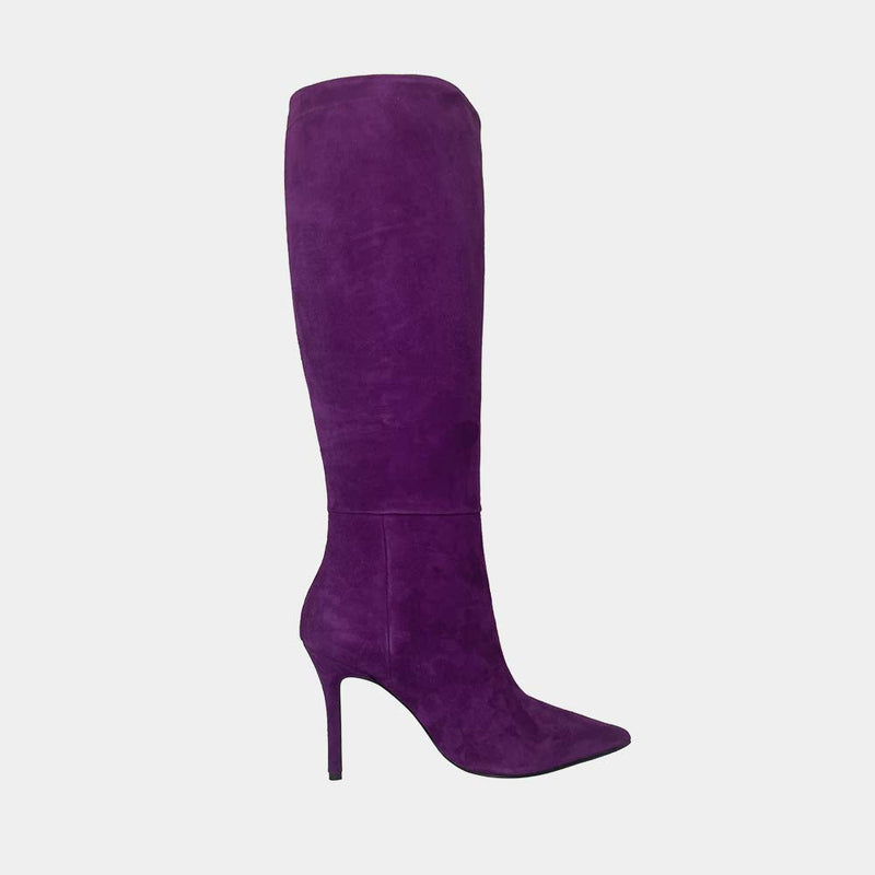 Bottes Ann Tuil Moka Eli916 - Velours Violet