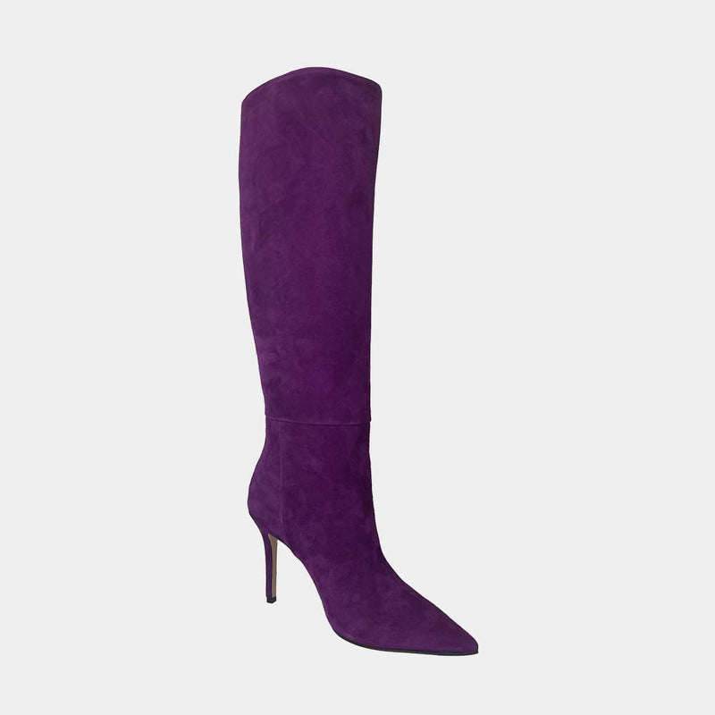 Bottes Ann Tuil Moka Eli916 - Velours Violet