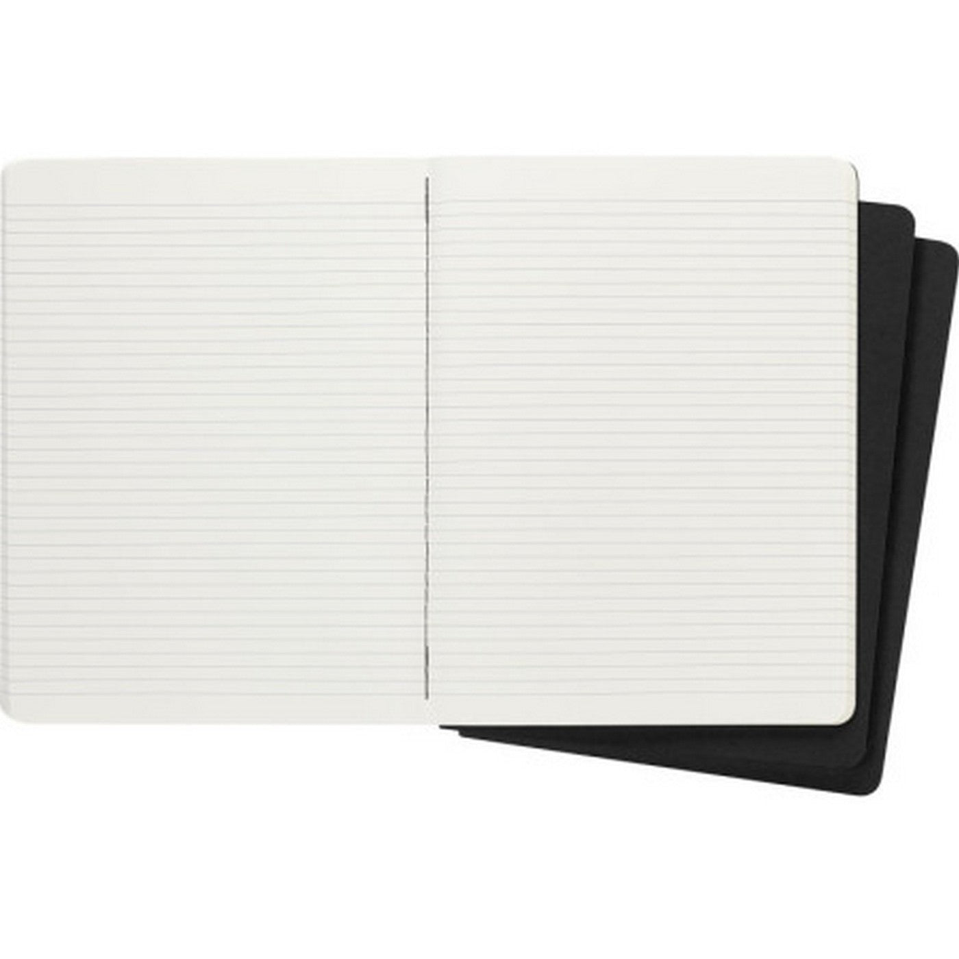 Cahier Xl 19X25 - Pages Lignées - Noir