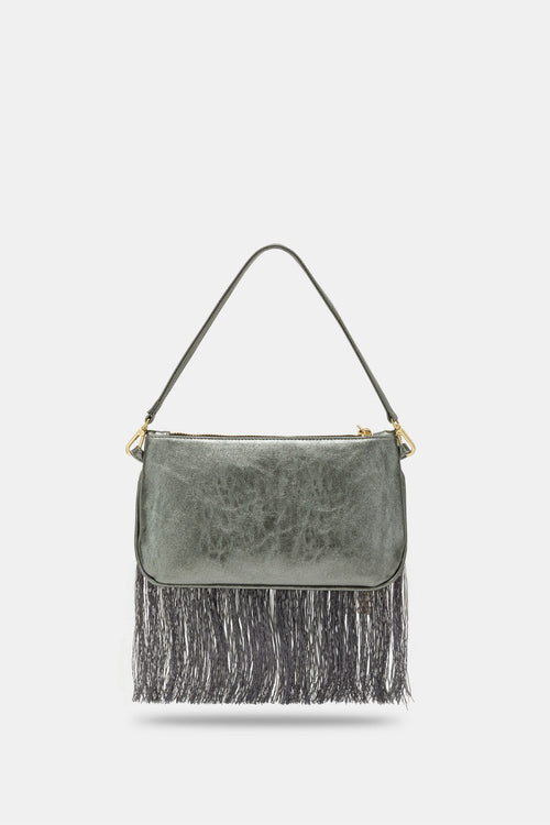 Sac Momoni Fringed Kuroi