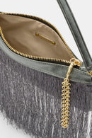 Sac Momoni Fringed Kuroi