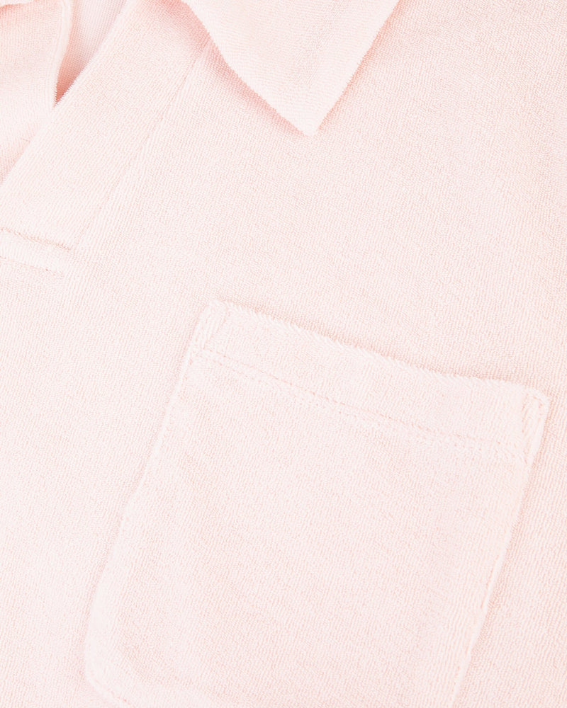 monclar terrycloth polo étiquette maillot#color_english-pink