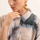 Sebastien Joffrey Monfort - Mono Lacquered Earring - Gold - Woman
