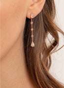 Jacquie Aiche - Mono Boucle D'Oreille Pierres - Rose Gold - Femme