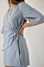 Alba Rayas Blue and Green Jumpsuit