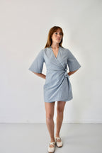 Alba Rayas Blue and Green Jumpsuit