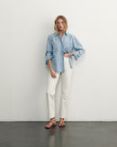 monselet chambray shirt 'dog'#color_blue-bleached