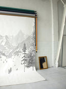 Fresque Montagne - Hiver