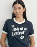 montherlant t-shirt 'maison labiche dandelion'#color_dark-navy-ivory