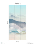 Japanese Mountain Fresco - Lupine Blue