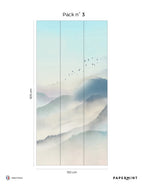 Japanese Mountain Fresco - Lupine Blue