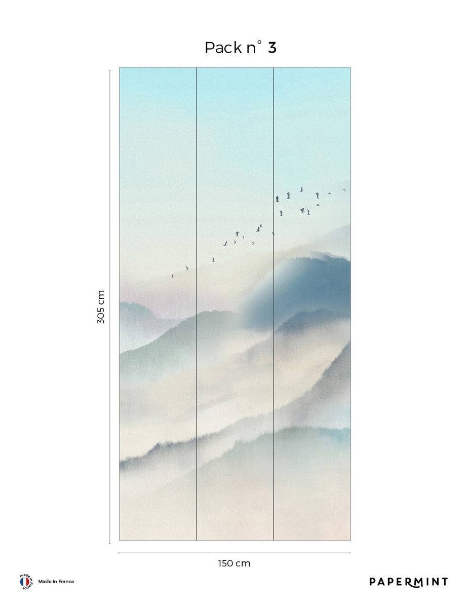 Japanese Mountain Fresco - Lupine Blue