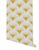 Papier Peint Mosaic - Yellow